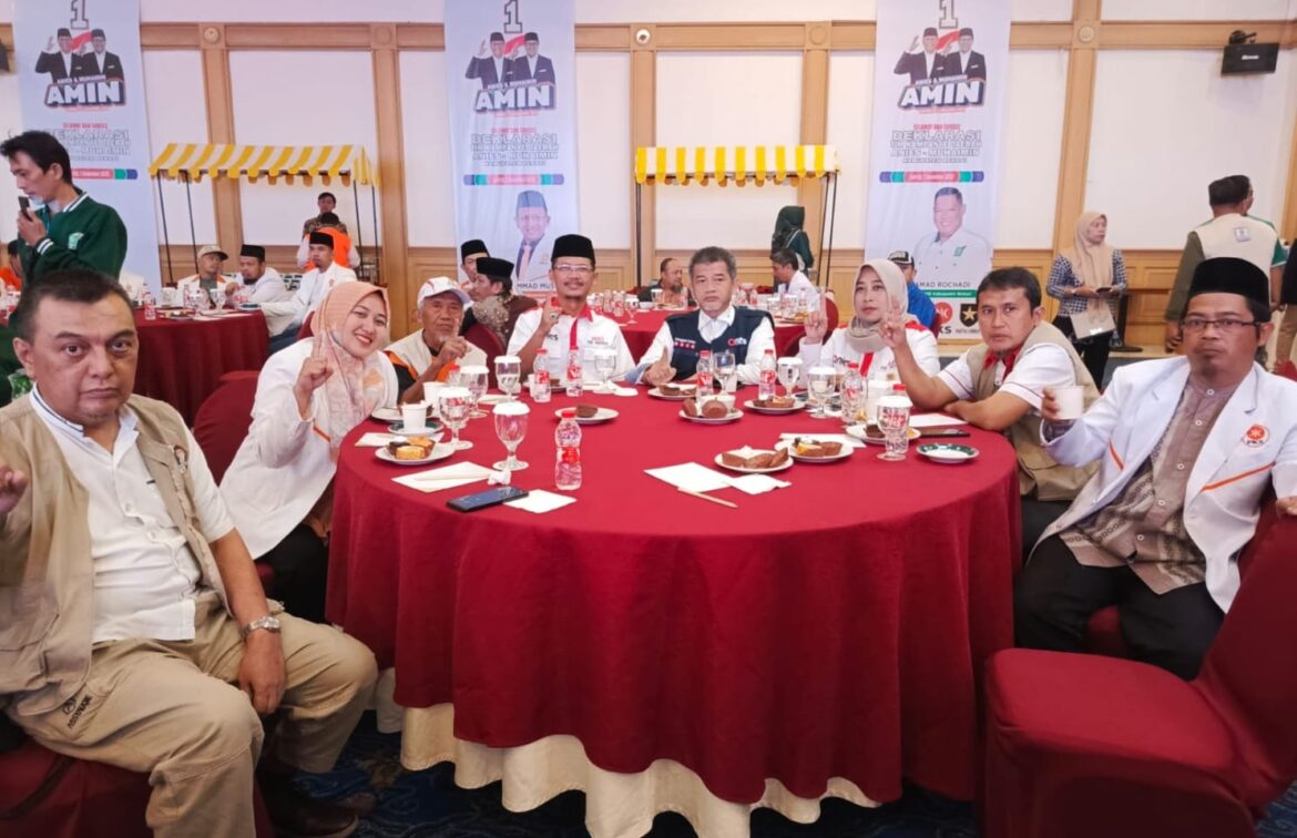 Program Pemenangan AMIN, Relawan Teti Lestari Ramaikan Deklarasi Tim Kampanye Daerah di Cikarang