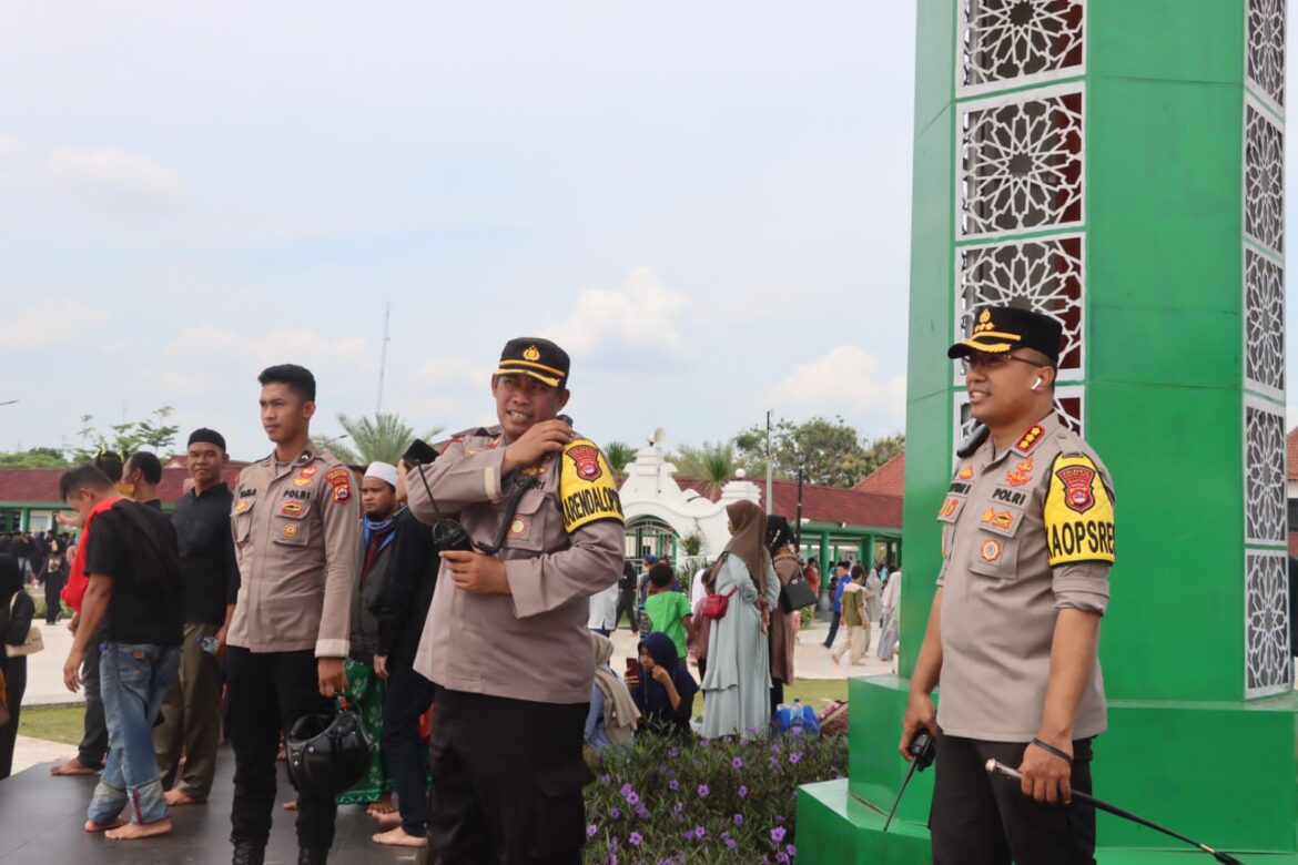 Polda Banten Laksanakan Pengamanan Kunjungan Capres di Wilayah Serang Kota