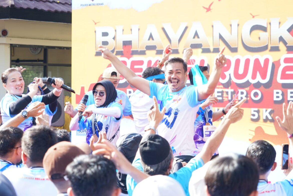 Bhayangkara Bekasi Run 2024 Sambut Hari Bhayangkara ke-78 dengan Antusiasme Tinggi