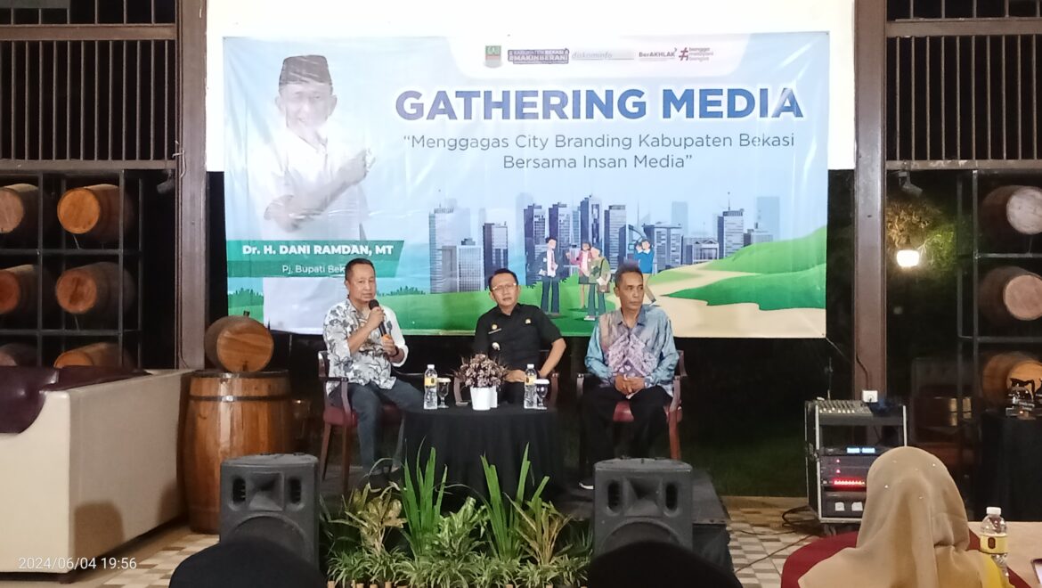 Diskominfosantik, Gelar Gathering Media Dalam Tema “Menggagas City Branding Kabupaten Bekasi”