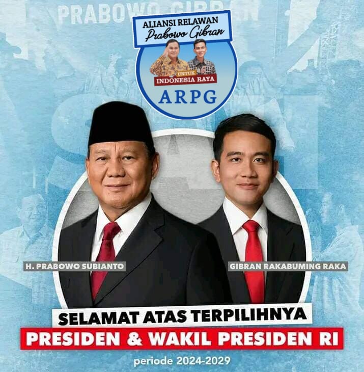 Aliansi Relawan Prabowo Gibran (ARPG) Dukung Kandidat Pilkada yang Diusung Koalisi Indonesia Maju