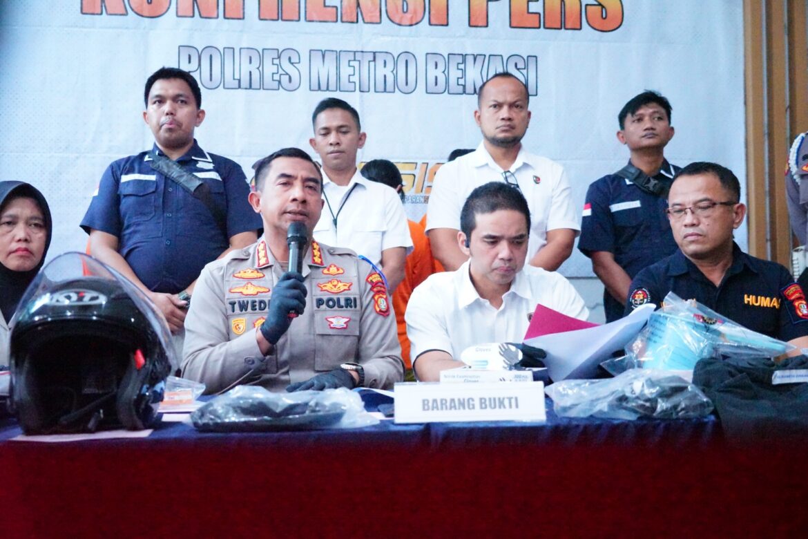 Press Release Polres Metro Bekasi: Ungkap Kasus Pembunuhan Berencana dengan Motif Ekonomi dan Sakit Hati