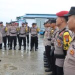 Kabag Ops Polres Nias Selatan Pimpin Apel Keberangkatan Personil Pengamanan TPS Untuk Wilayah Kepulauan Tello