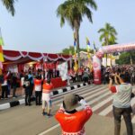 Kapolsek Cikarang Pusat Pimpin Pengamanan Fun Bike HUT RI ke-80 dan HUT Kabupaten Bekasi ke-75