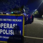 Polsek Cikarang Timur Gelar OKJ Dini Hari, Situasi Jalan Citarik Raya Aman dan Kondusif