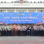 Apel Siaga Kamtibmas Polres Metro Bekasi, Deklarasi Sinergitas Polri-Potmas di Kabupaten Bekasi