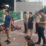 Polsek Cikarang Utara Kawal Kepulangan Suporter Bonek