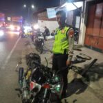 ‎Unit Lantas Polsek Cikarang Timur Respon Cepat Insiden Laka Lantas di Rengas Bandung