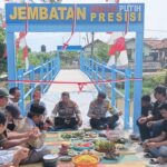 Jembatan Merah Putih Presisi Polri Resmi Dibuka, Hubungkan Dua Kampung di Cikarang Timur