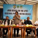 Jaga Bekasi On The Spot, Kapolres Metro Bekasi Perkuat Sinergi Bersama FKDM dan Potmas Cikarang Selatan