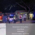 Patroli Dini Hari di Cibenda, Polsek Serang Baru Cegah 3C dan Tawuran