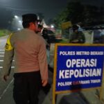 Polsek Cikarang Timur Intensifkan Patroli Malam, Antisipasi Kejahatan Jalanan dan Tawuran Remaja‎