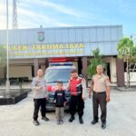 Polsek Tarumajaya Antar Anak Hilang berusia Sembilan Tahun ke Depok, Kembali Bertemu Keluarga