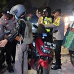 Cegah Curanmor dan Peredaran Narkoba, Polsek Cikarang Timur Gelar Operasi Kejahatan Jalanan Tengah Malam