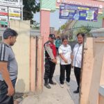 Respons Cepat Jaga Jakarta Jaga Bekasi, Polsek Babelan Cek TKP Dugaan Pencurian Pagar Sekolah