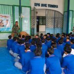 Dukung TMMD 129 Non Fisik, Kodim 0509 Bekasi Gelar Penyuluhan Penerimaan TNI di SMK Trisima Cibarusah