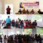 Hadiri Rapat Minggon, Mahasiswa KKN Universitas Pelita Bangsa Bangun Sinergi dengan Pemerintah Desa Cikedokan
