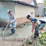 Pengecoran Jalan TMMD Sasaran 5 Terus Dikebut, Satgas dan Warga Kompak Bergotong Royong