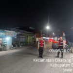 Polsek Cikarang Timur Intebsifkan Patroli Dini Hari, Antisipasi Tawuran Dan Kejahatan Jalanan