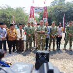 Jembatan Bambu Berganti Permanen, KSAD Resmikan Jembatan Perintis Garuda di Cibarusah‎