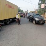 Polsek Cikarang Timur Lakukan Pengaturan Lalu Lintas di Sejumlah Titik Rawan Macet