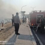 Kebakaran Rumput Kering di Lahan Kosong Cikarang Timur, Polisi Turun Cek TKP