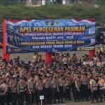 Polres Metro Bekasi Gelar Apel Pergeseran Pasukan, Ribuan Personel Siap Amankan Pungut dan Hitung Suara Pilkades 2026