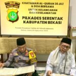 Khataman Al-Qur’an dan Doa Bersama, Ikhtiar Polres Metro Bekasi untuk Kelancaran Pilkades Serentak 2026
